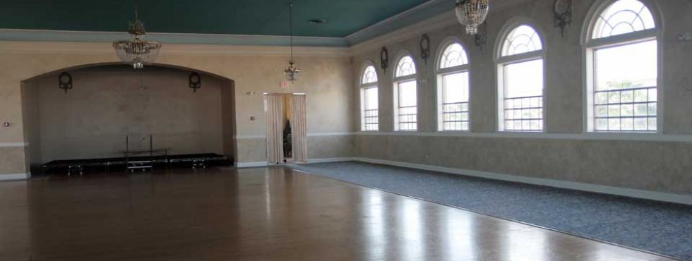 The ballroom is the perfect place for your wedding reception!